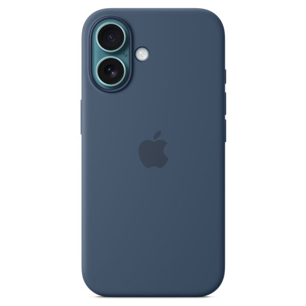 Apple Coque en silicone MagSafe Apple iPhone 16 - Denim