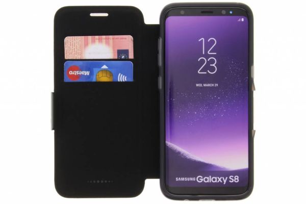 ZAGG Étui de téléphone portefeuille Oxford Galaxy S8 - Noir