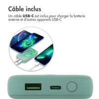 imoshion Batterie externe MagSafe 10.000 mAh - Batterie externe sans fil - Vert Sauge
