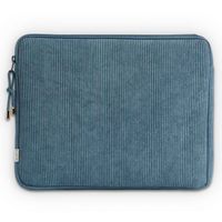 Selencia Pochette ordinateur Corduroy 13-14 pouces - Slate Blue