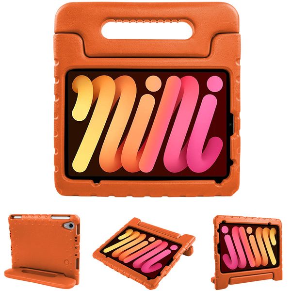 imoshion Coque kidsproof avec poignée iPad Mini 7 (2024) / iPad Mini 6 (2021) - Orange