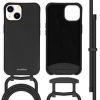imoshion Coque de couleur avec cordon amovible Apple iPhone 14 - Noir