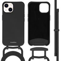 imoshion Coque de couleur avec cordon amovible iPhone 14 - Noir