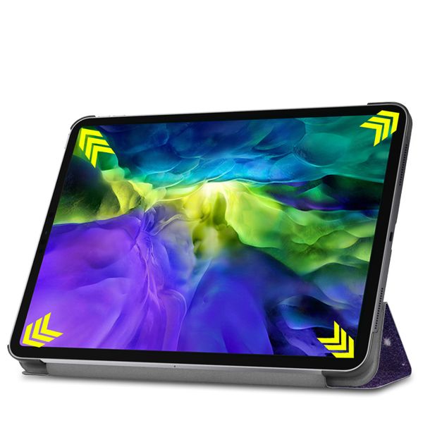 imoshion Coque tablette Design Trifold Apple iPad Pro 11 (2022 / 2021 / 2020 / 2018) - Space