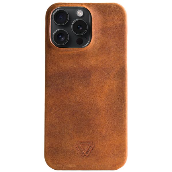 Wachikopa Coque Full Wrap iPhone 15 Pro - Camel