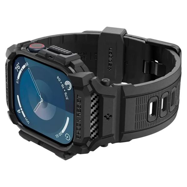 Spigen Coque Rugged Armor™ Pro Apple Watch 10 - 42 mm - Matte Black