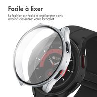 imoshion Coque rigide à couverture complète Samsung Galaxy Watch 5 - 40 mm - Argent