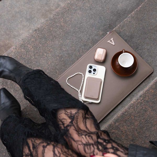 Holdit Coque Silicone Apple iPhone 15 Pro - Light Beige