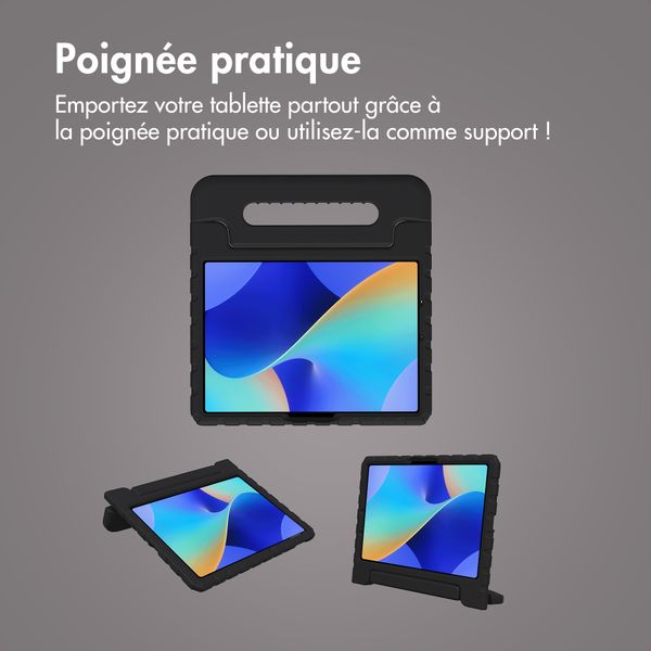 imoshion Coque kidsproof avec poignée Apple iPad Air 11 pouces (2025) M3 / (2024) M2 - Noir