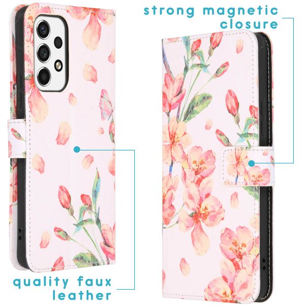 imoshion Coque silicone design Samsung Galaxy A53 - Blossom Watercolor