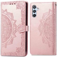 imoshion Etui de télephone Mandala Samsung Galaxy A54 (5G) - Rose Doré