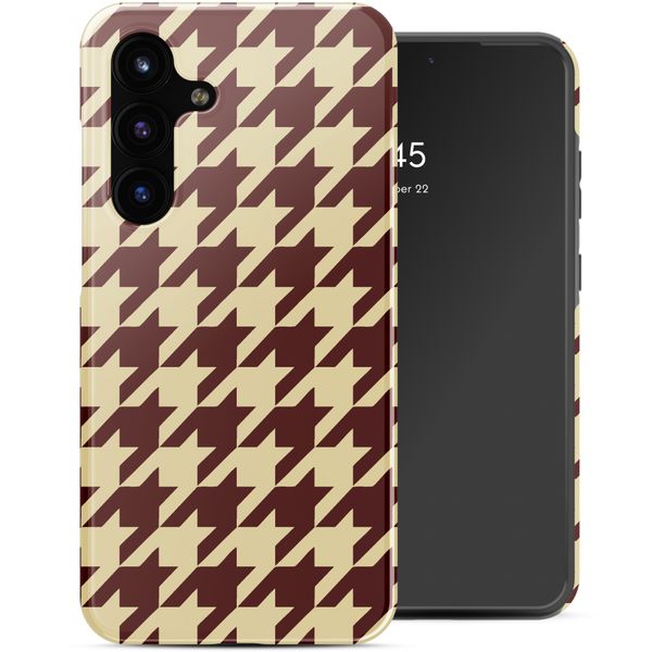 Selencia Coque arrière Vivid Samsung Galaxy S25 FE - Pied-de-Poule