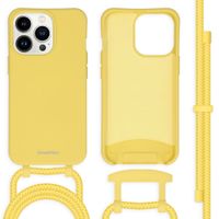 imoshion Coque de couleur avec cordon amovible iPhone 13 Pro - Jaune