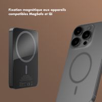 Selencia Powerbank Vivid 5 000 mAh - MagSafe et Qi - Noir / Leopard