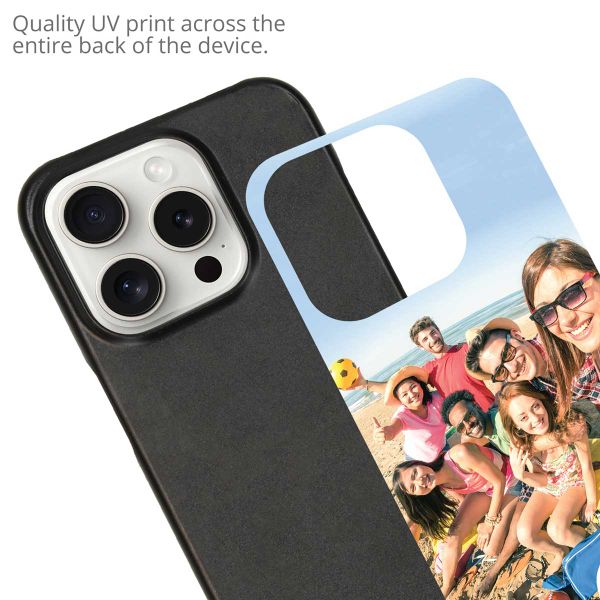 Concevez votre propre coque rigide Apple iPhone 15 Pro - Noir