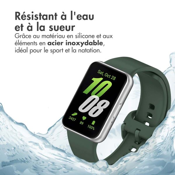 imoshion Bracelet en silicone Samsung Galaxy Fit 3 - Vert foncé