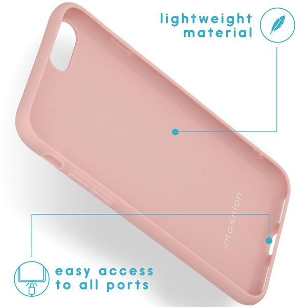 imoshion Coque Couleur Apple iPhone SE (2022 / 2020) / 8 / 7 - Dusty Pink