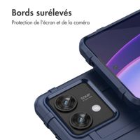 imoshion Coque Arrière Rugged Shield Motorola Edge 40 Neo - Bleu foncé