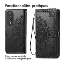 imoshion Etui de télephone Mandala Honor 90 - Noir