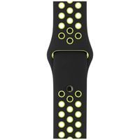 Apple Nike Sport bracelet Apple Watch Series 1-9 / SE - 38/40/41 mm / Series 10 - 42 mm - Black/Volt