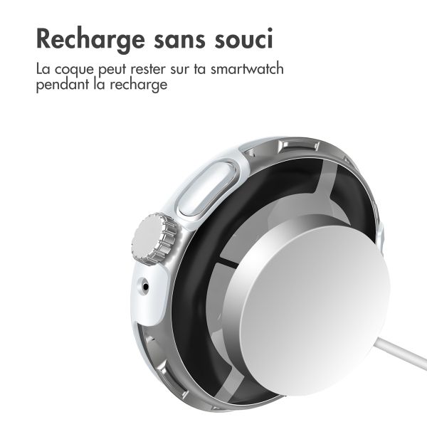 imoshion Coque rigide à couverture complète Google Pixel Watch 3 / 4 (45 mm) - Argent