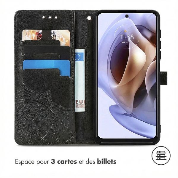 imoshion Etui de télephone Mandala Motorola Moto G14 - Noir