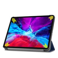 imoshion Coque tablette Trifold Apple iPad Pro 12.9 (2020) / iPad Pro 12.9 (2018) - Bleu foncé