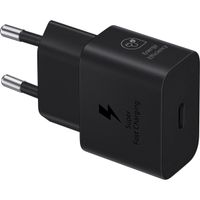 Samsung ﻿Original 25W Efficiency Adapter avec câble USB-C vers USB-C - 1 mètre - Noir