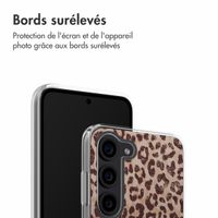 imoshion Coque design pour Samsung Galaxy S23 - Leopard Mood