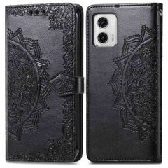 imoshion Etui de téléphone portefeuille Mandala Motorola Moto G73 - Noir