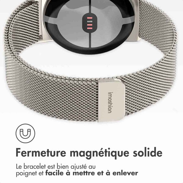 imoshion Bracelet magnétique milanais Google Pixel Watch 3 / 4 (45 mm) - Starlight