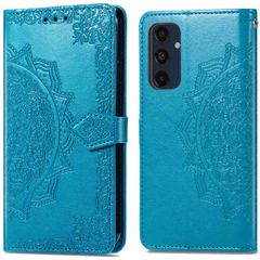 imoshion Etui de téléphone portefeuille Mandala Samsung Galaxy S24 FE - Turquoise