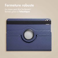 imoshion Coque tablette rotatif à 360° Apple iPad 11 (2025) 11 pouces A16 / iPad 10 (2022) 10.9 pouces - Bleu foncé