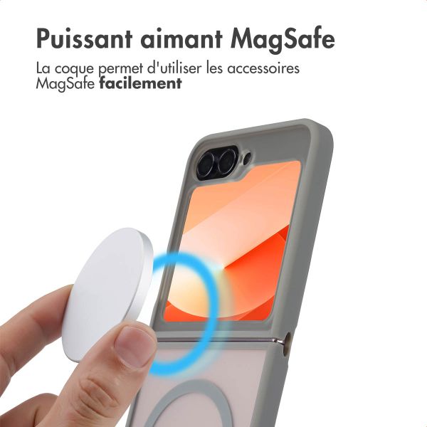 imoshion Coque Color Guard avec MagSafe Samsung Galaxy Z Flip 6 - Gris