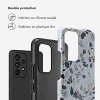 Selencia Coque arrière Vivid Tough Samsung Galaxy A53 - Chic Terazzo