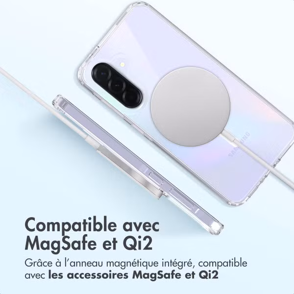 Accezz Coque arrière Xtreme Impact avec MagSafe Samsung Galaxy A36 - Transparent