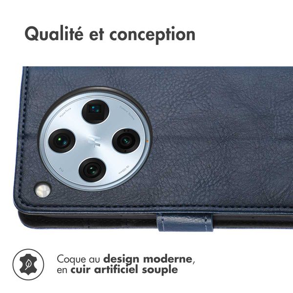 imoshion Étui de télephone portefeuille Oppo Find X8 Pro - Bleu foncé
