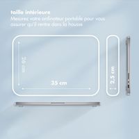 Selencia Pochette ordinateur Puffy 15-16 pouces - Slate Blue