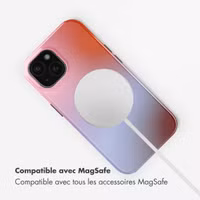 Selencia Coque arrière Vivid avec MagSafe Apple iPhone 15 - Gradient Soft Blush