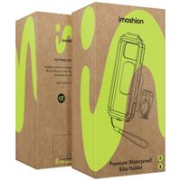 imoshion Support de téléphone pour vélo - Premium - résistant aux éclaboussures - boîtier solide - Noir