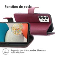 imoshion Étui de télephone portefeuille Samsung Galaxy A53 - Bordeaux