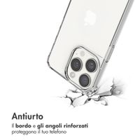 imoshion Coque avec dragonne + bracelet Apple iPhone 15 Pro Max - Perles Cœurs