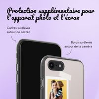 Coque personnalisée avec pellicule N°1 iPhone SE (2022 / 2020) / 8 / 7- Transparent