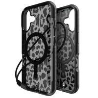 BodyGuardz Coque Ace Pro MagSafe Apple iPhone 16 - Black / Leopard