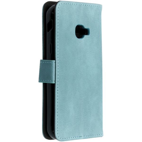imoshion Étui de télephone portefeuille de luxe Samsung Galaxy Xcover 4 / 4S - Bleu clair