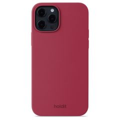 Holdit Coque Silicone Apple iPhone 12 (Pro) - Red Velvet
