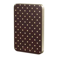 Burga Powerbank magnétique 5 000 mAh - MagSafe et Qi2 - Sorry Busy / Gold