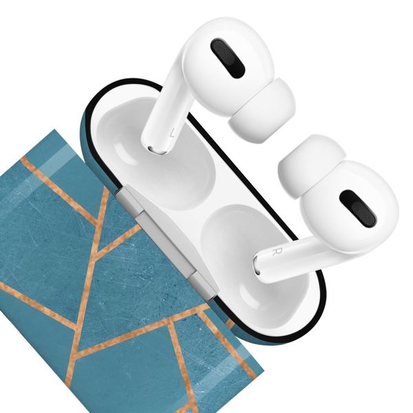 imoshion Coque Hardcover Design AirPods Pro - Blue Graphic