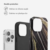 Selencia Coque arrière Vivid Tough iPhone 14 Pro - Chic Marble