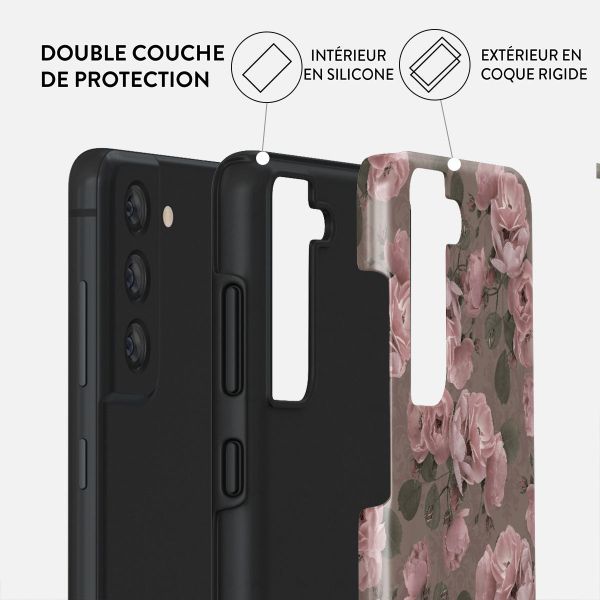 Burga Coque arrière Tough Samsung Galaxy S21 FE - Vintage Glamour